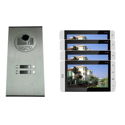 Videointerfon color 7" 4 familii Tongwei DP-705