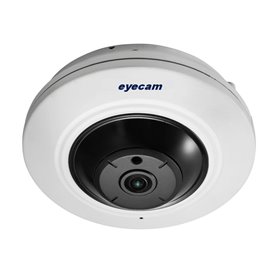 Camera IP Fisheye 4MP Audio Bidirectional Slot Micro-SD Eyecam EC-1337