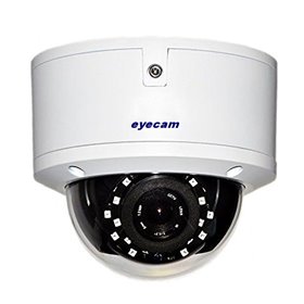 Camera IP Dome 4K Sony Starvis 20M Audio Slot Card Eyecam EC-1368-2