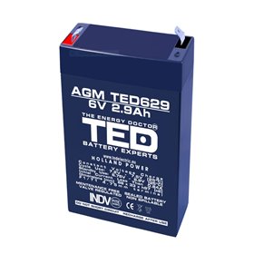 Acumulator AGM TED629F1 6V 2.9Ah