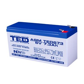 Acumulator AGM TED673F1 6V 7.3Ah