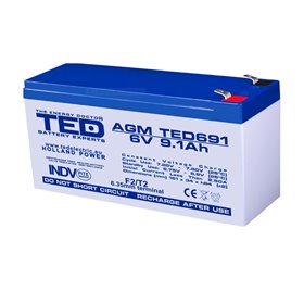 Acumulator AGM TED691F2 6V 9.1Ah
