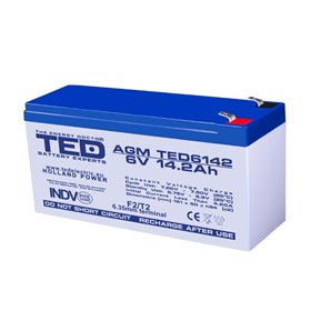 Acumulator AGM TED6142F2 6V 14.2Ah