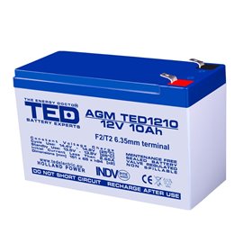 Acumulator AGM TD1210F2 12V 10Ah F2