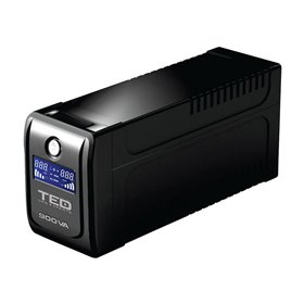 UPS 900VA 500W LCD TED LINE INTERACTIVE CU STABILIZATOR 2 IESIRI SCHUKO