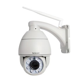 CAMERA IP WIRELESS SRICAM SP008B SPEED DOME HD 1.0MP 720P PAN TILT