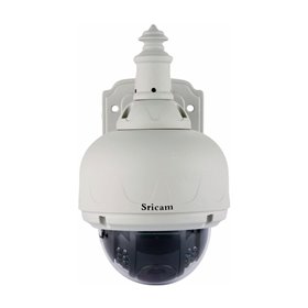 CAMERA IP WIRELESS SRICAM SP015 SPEED DOME HD 1.0MP 720P PAN TILT