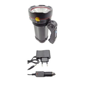 Lanterna metalica led 2 acumulatori litiu L18650 7000mA