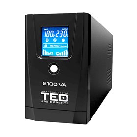 UPS 2100VA 1200W line interactive cu stabilizator 2 iesiri schuko