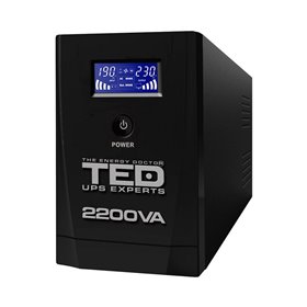UPS 2200VA 1200W line interactive cu stabilizator 3 iesiri schuko