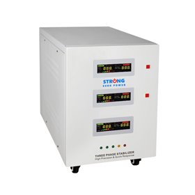 Stabilizator tensiune cu servomotor Strong 9000VA 225V-450V trifazic