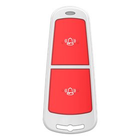 Buton de panica, 2 canale, Wireless - HIKVISION DS-PD1-EB-WS2