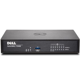 DELL SonicWALL TZ400, 4x800MHz cores, 1GB RAM, 64MB Flash,  8 x RJ45 Ports 10/100/1000, USB, VPN, VLAN