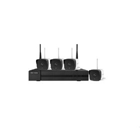KIT WIFI 4 CAM BULLET 2MP + NVR HIWATCH