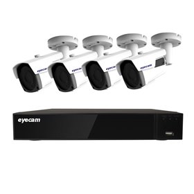Sistem Supraveghere Video 4 Camere Exterior 5MP 2.8-12mm 60M