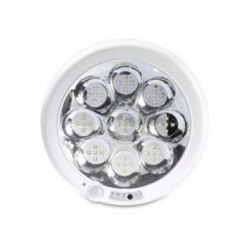 LAMPA PLAFON ROTUNDA CU SENZOR MISCARE SI ACU