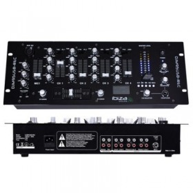 MIXER 19" 4 CANALE CU USB + REC